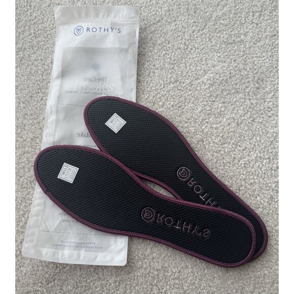 NEW (Sealed) Rothy's Insoles Women's Size 11.5 "The Flat" Burgundy Replacement - Picture 3 of 3